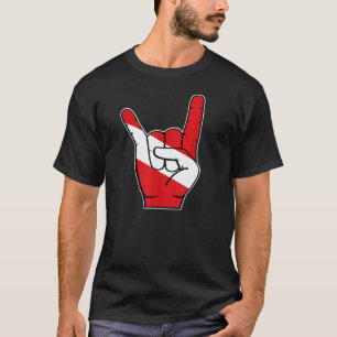 Scuba-duikaccessoires - Duikvlag Rock On Scuba D T-shirt