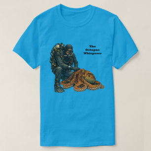 SCUBA Duiken Duiker Aait een Grote Octopus URM T-shirt
