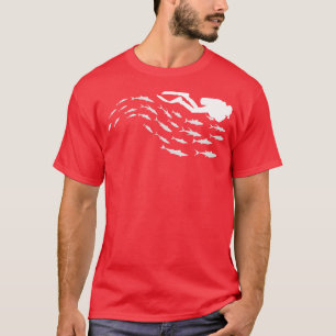 Scuba Duiken Oceaanliefhebbers Duiken Duiker 34 T-shirt