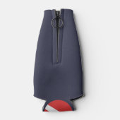 SCUBA DUIKEN RODE VLAG SYMBOOL, DUIKERS FLES COOLE FLESJESKOELER (Achterkant)