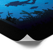 Scuba duiken voor duikers poster (Hoek)