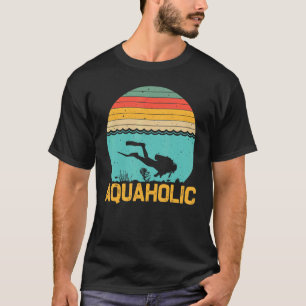 Scuba-duiken voor mannen onderwaterduikers t-shirt