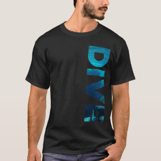 Scuba duikend duiktuig onderwaterduiker t-shirt