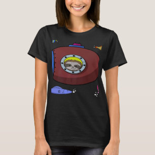 Scuba duikende norkelende sleuf lui getild duif t-shirt