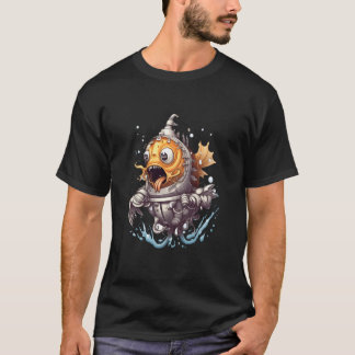 Scuba Duiker Anglerfish Onderwater Scuba Duiken Sn T-shirt