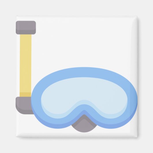 Scuba-duiker Magneet (Voorkant)