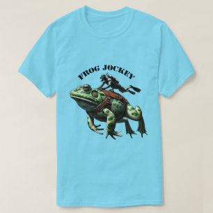 SCUBA Duiker Rijdend op een Grote Kikker URM T-shirt