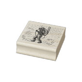 Scuba-duiker Rubberstempel (Stempel)