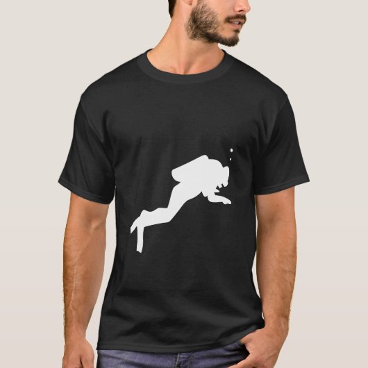 Scuba-duiker T-shirt (Voorkant)