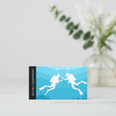 Scuba Duikuitrusting Visitekaartjes (Staand voorkant)