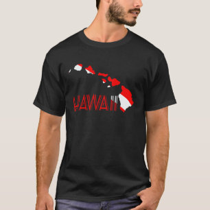 SCUBA-duikvlag Hawaï duiken T-shirt