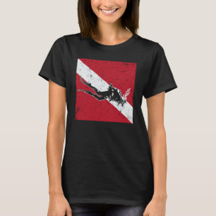 Scuba-duikvlag Scuba Voor duiker T-shirt