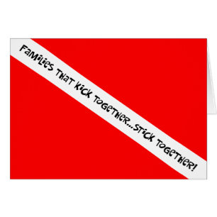 Scuba Families Kick Together Stick Samen