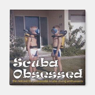 Scuba geobsedeerd podcast Hoesje magneet
