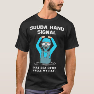 Scuba Hand Signals Scuba Instructor Scuba Squad T-shirt