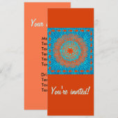 Scuba - Invitation, Carte Invitation (Devant / Derrière)
