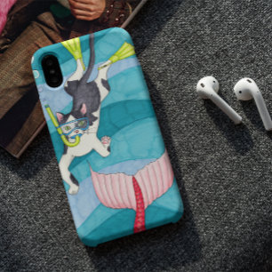 Scuba Kat telefoonhoesje iPhone 16 Hoesje