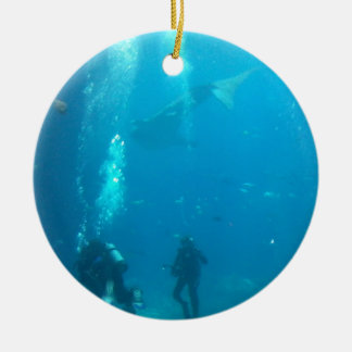 scuba keramisch ornament