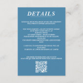 Scuba Paar QR Code en Details Informatiekaartje (Voorkant)