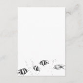 Scuba Paar QR Code en Details Informatiekaartje (Achterkant)