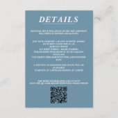 Scuba Paar QR Code en Details Informatiekaartje (Voorkant)