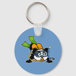Scuba Panda Sleutelhanger