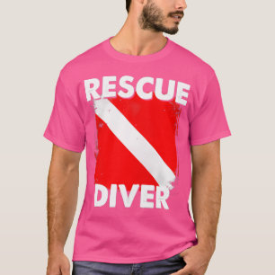 Scuba Rescue Diver Instructeurs Studenten Divemast T-shirt