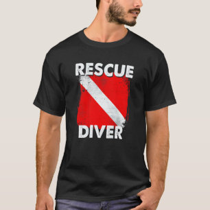 SCUBA Rescue Diver T-shirt voor instructeurs, stud