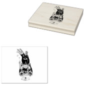 Scuba Rubberstempel (Gestempeld)