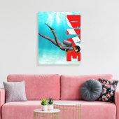 SCUBA-schijf Canvas Afdruk (Insitu (Woonkamer))