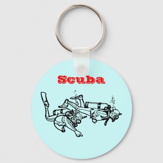 Scuba. Sleutelhanger (Voorkant)