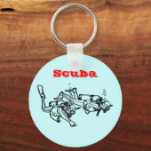 Scuba. Sleutelhanger (Voorkant)