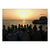 Scuba Tanks en duikboot (Voorkant Horizontaal)