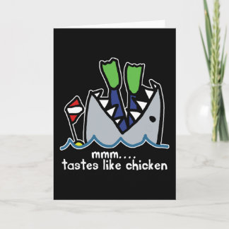 Scuba tastes Chicken Shark Kaart