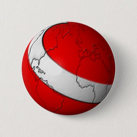 Scuba World Ronde Button 5,7 Cm (Voorkant)