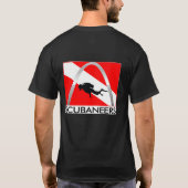 Scubaneers Logo Mannen Draag T-shirt (Achterkant)