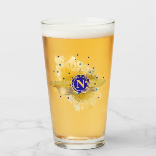 Scudetto Napoli 2024-2025 Glas (Voorkant gevuld)