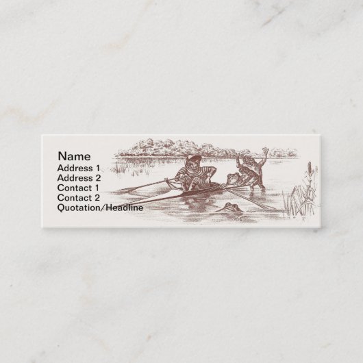 Sculingkikkers Mini Visitekaartje (Voorkant)