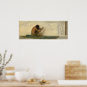 Sculpteur Aztec - de Forest Bush Poster d'Art (Cuisine)