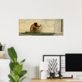 Sculpteur Aztec - de Forest Bush Poster d'Art (Bureau à domicile)