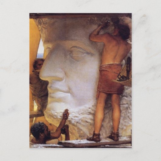 Sculpteurs dans Rome antique carte postale (Devant)