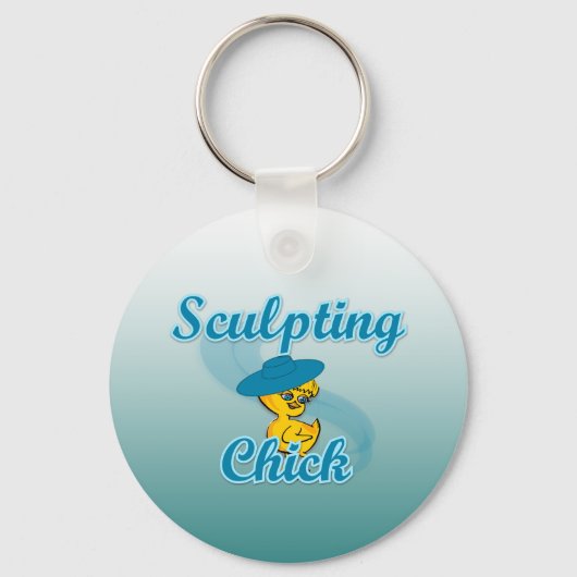 Sculpting Chick 3 Sleutelhanger (Voorkant)