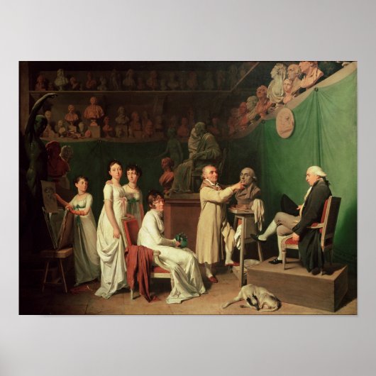 Sculpting van de Bust van Pierre Marquis de Poster (Voorkant)