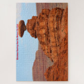 Sculpture de Mexican Hat Mountain Utah. Puzzle (Vertical)