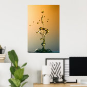 Sculpture d'eau : Poster de la Ligne d'or (Bureau à domicile)