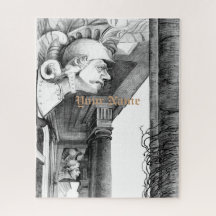 Sculpture du château Pencil Art Puzzle