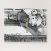 Sculpture du château Pencil Art Puzzle (Horizontal)