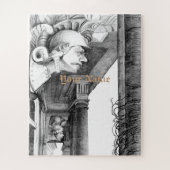 Sculpture du château Pencil Art Puzzle (Vertical)