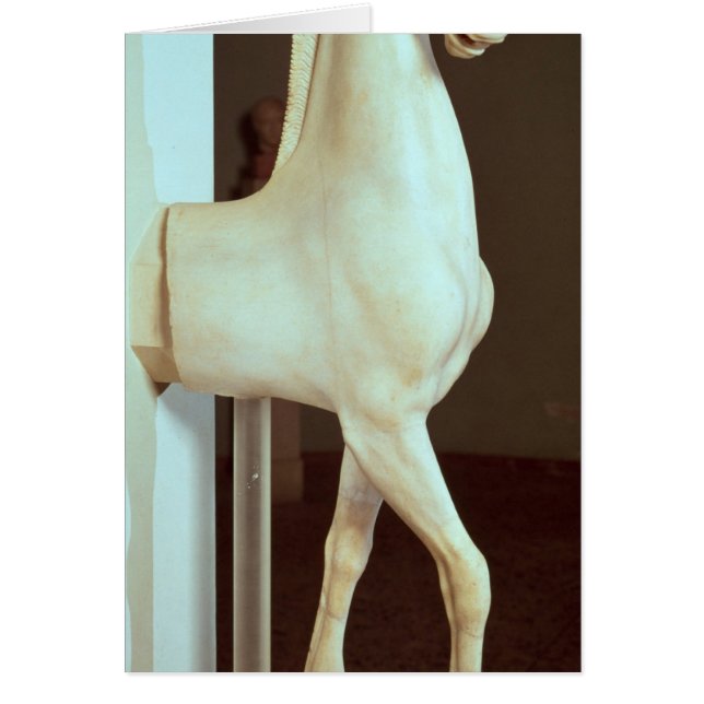 Sculpture d'un cheval, c.500 AVANT JÉSUS CHRIST (Devant)