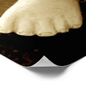 Sculpture d'une fée Lire une affiche de livre (Coin)